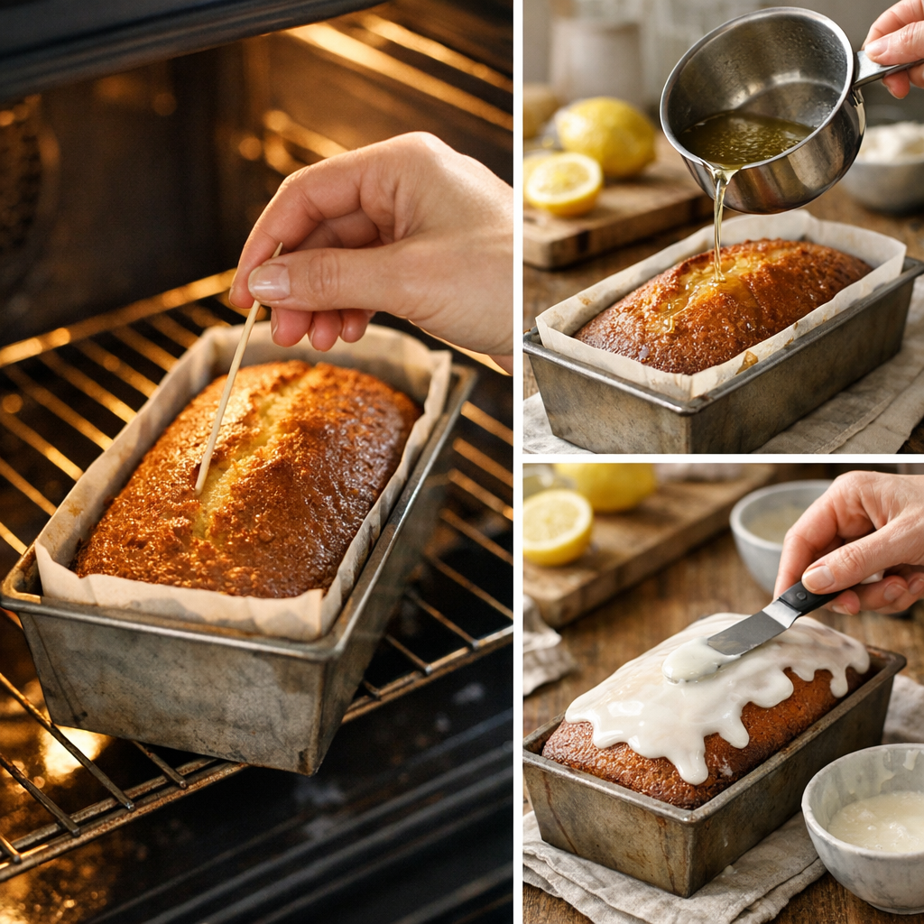 Cuisson, sirop citron et glaçage&nbsp;: les gestes qui rendent le cake fondant