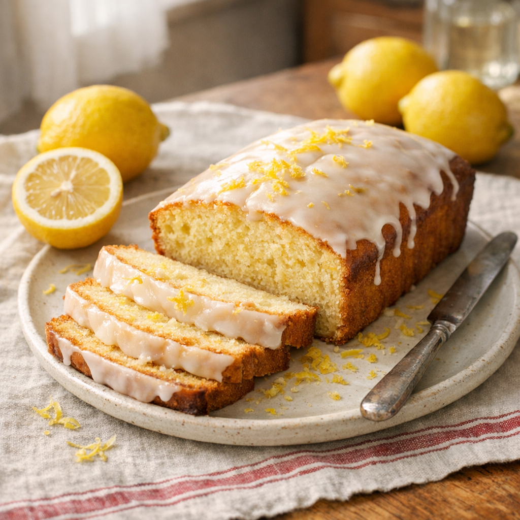 Cette Recette de Cake au citron moelleux reste ultra fondante