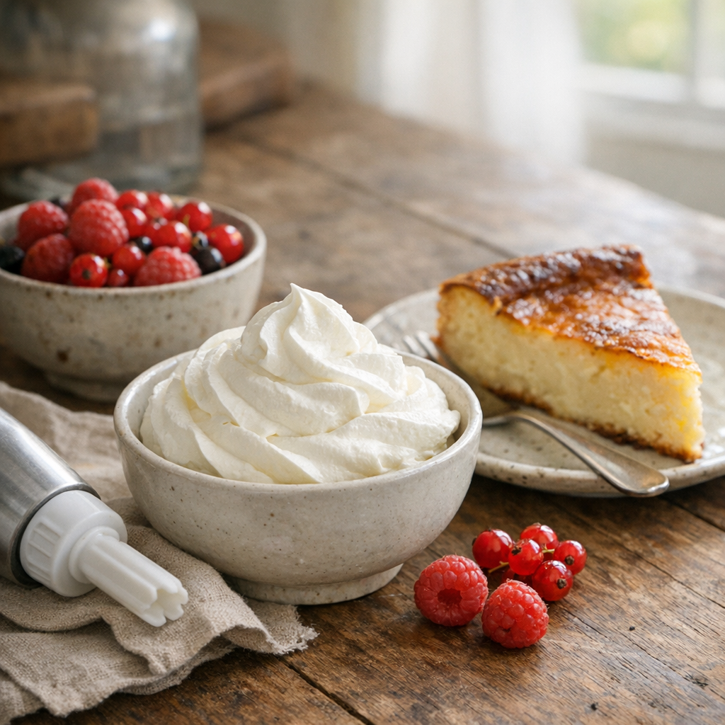 La Recette de Chantilly au siphon se réussit sans stress