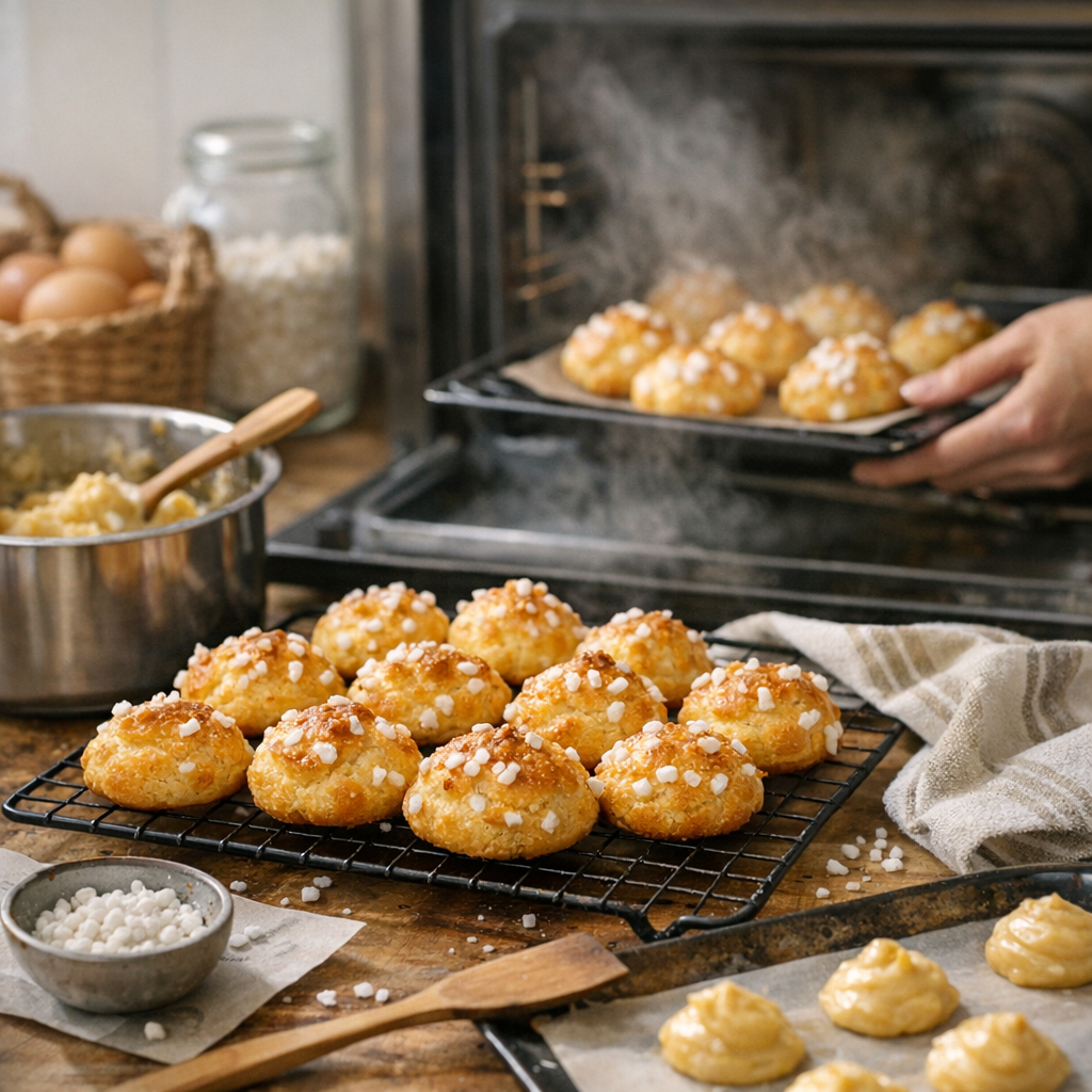 Préparation : comment faire les chouquettes sans les faire retomber
