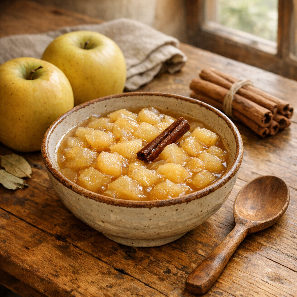 La Recette de Compote aux pommes : facile, maison et fondante