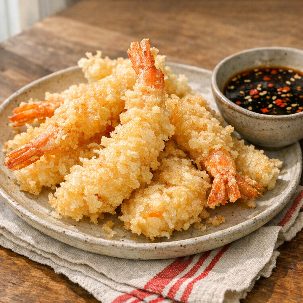 La Recette des Crevettes Tempura : pâte, friture et sauce