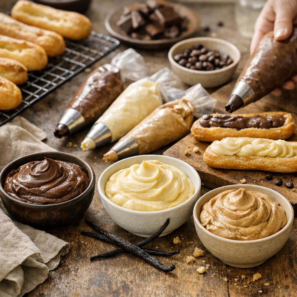 Crème pâtissière chocolat, vanille ou café : garnir sans ramollir