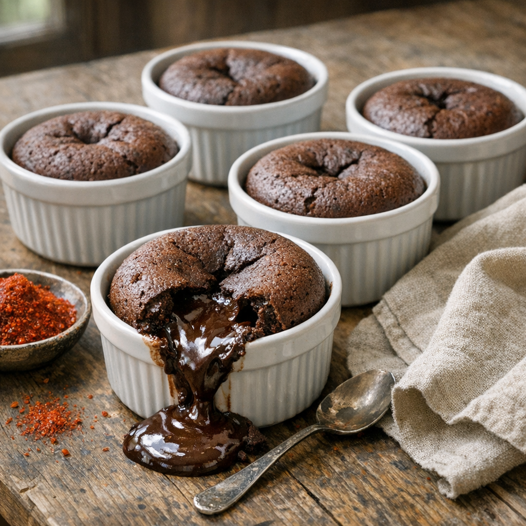 Les fondants au chocolat individuels : Recette facile et cœur coulant