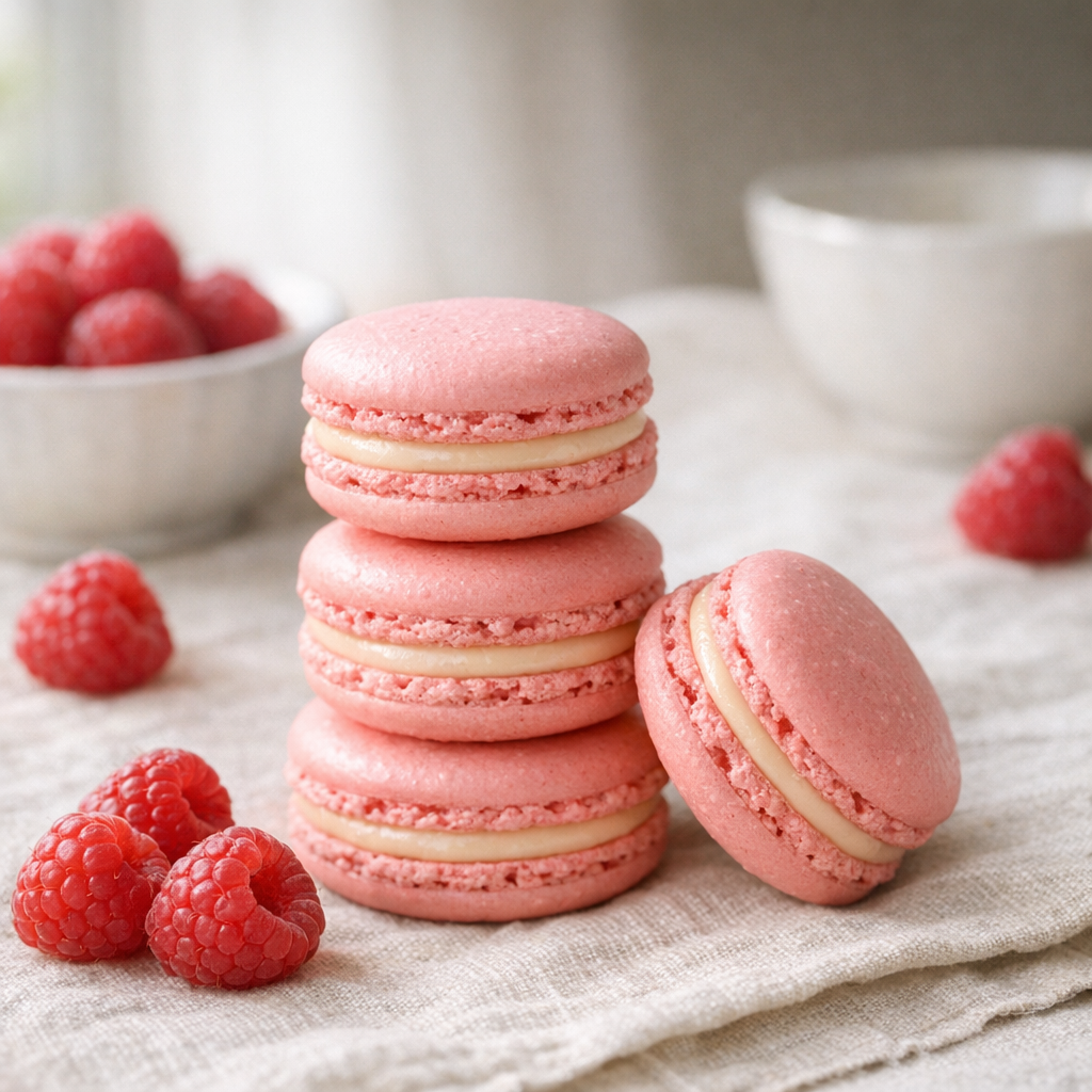 Cette Recette de Ganache Framboise pour macaron tient bien