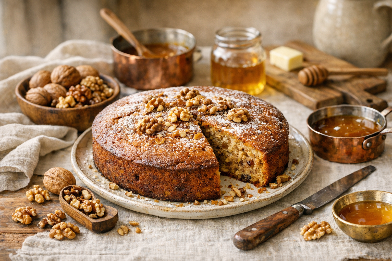 Gâteau aux noix du Périgord : la recette généreuse