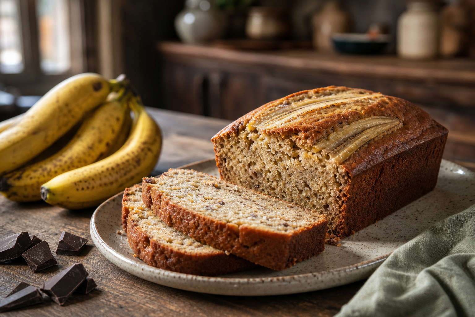 Ce gâteau avec des bananes trop mûres reste moelleux