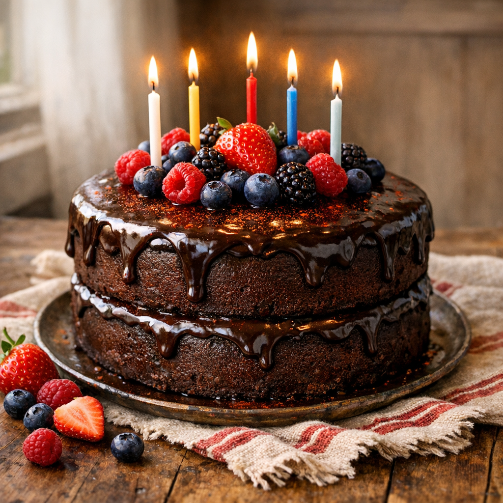 La Recette du Gâteau au chocolat d’Anniversaire qui se transporte