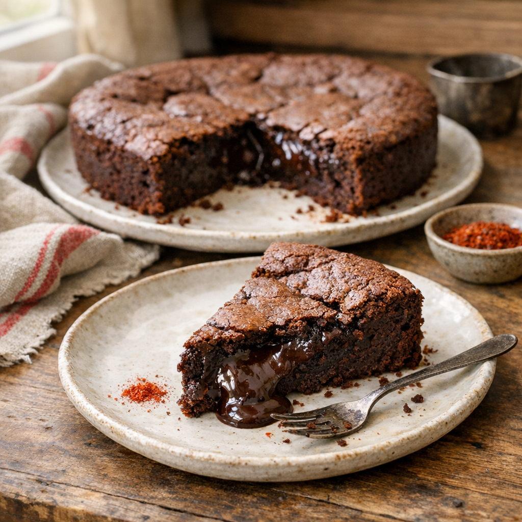 Cette Recette de Gâteau au chocolat rapide donne un cœur fondant