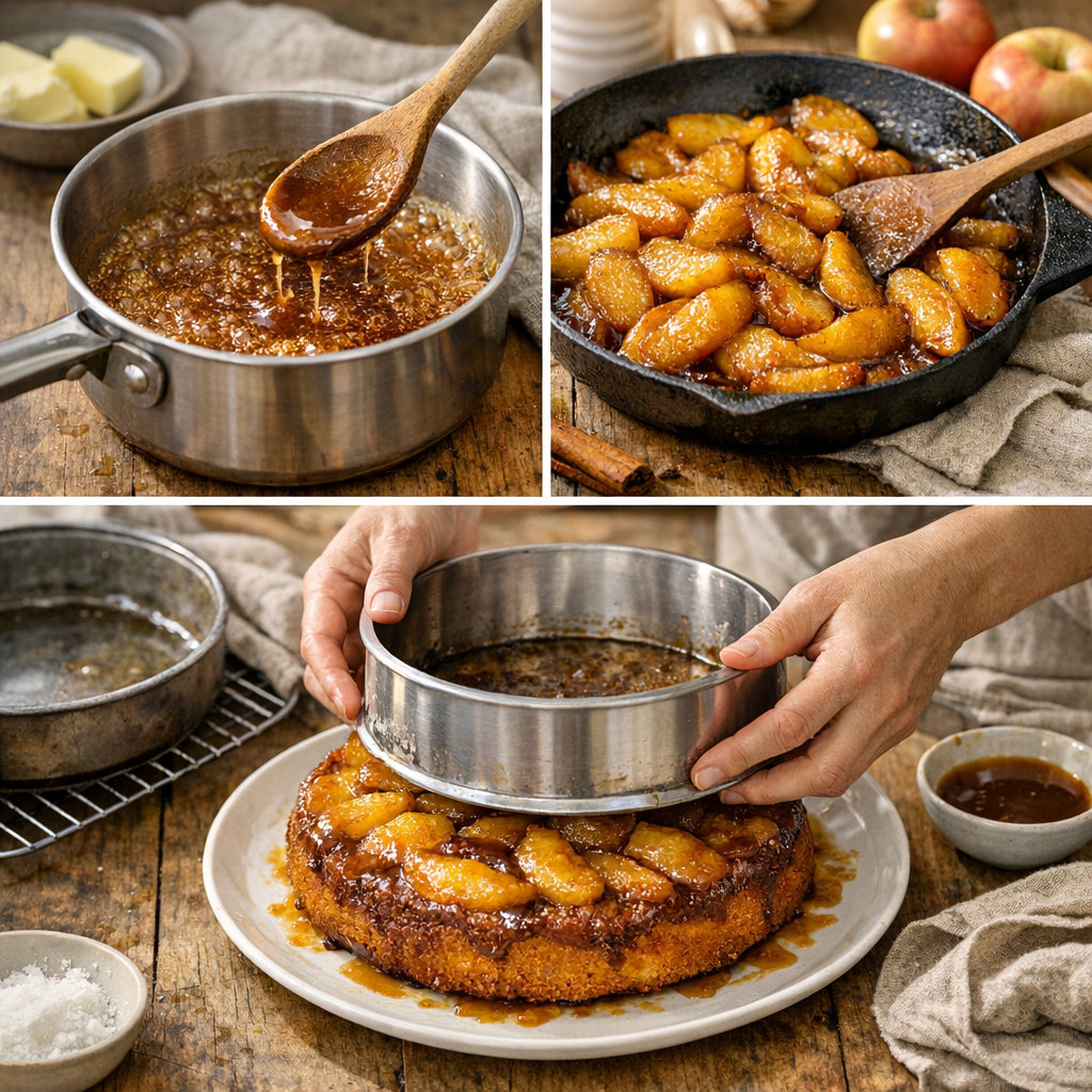 Préparation : réussir le caramel, les pommes et le démoulage