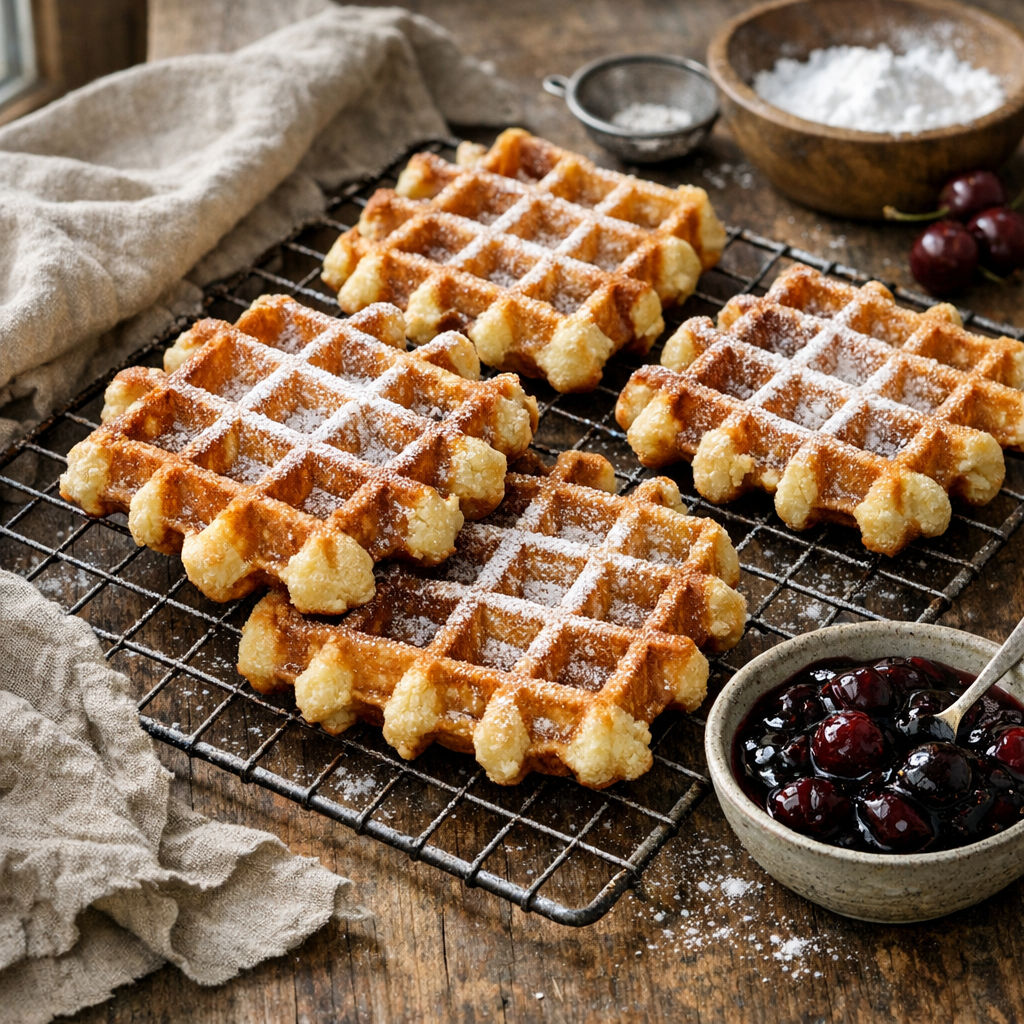 La Recette des Gaufres Croustillantes de fête foraine : facile