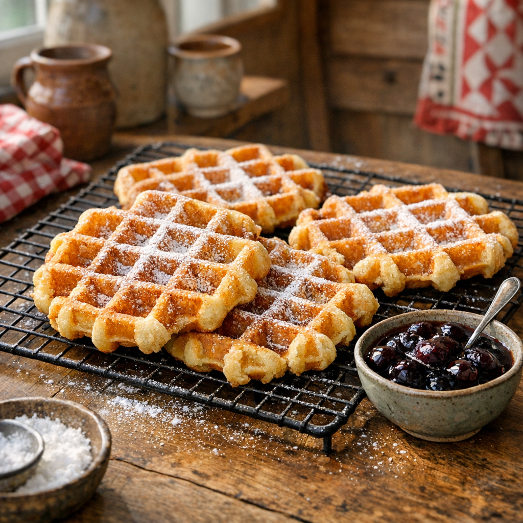 Comment réussir la Recette des Gaufres Croustillantes de fête foraine