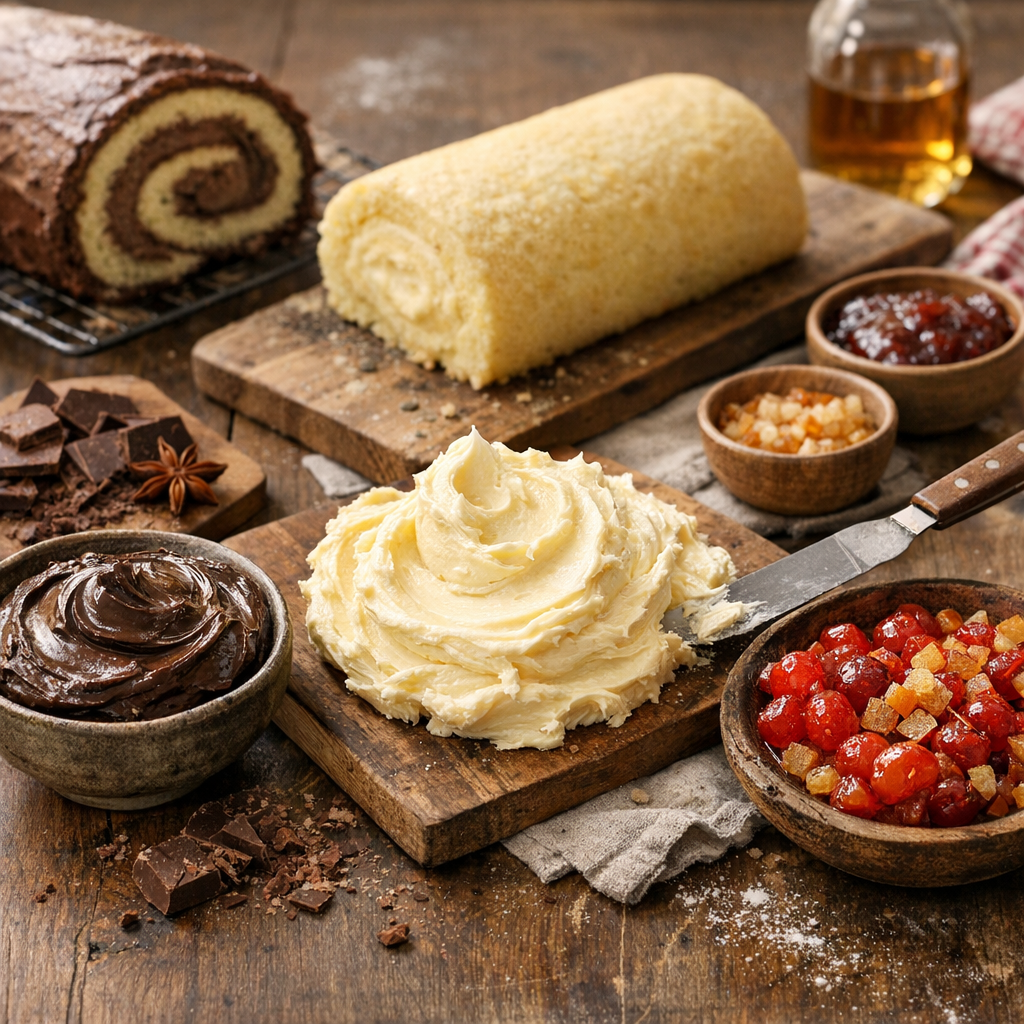 Garnitures et variantes : chocolat, crème au beurre ou touche basque