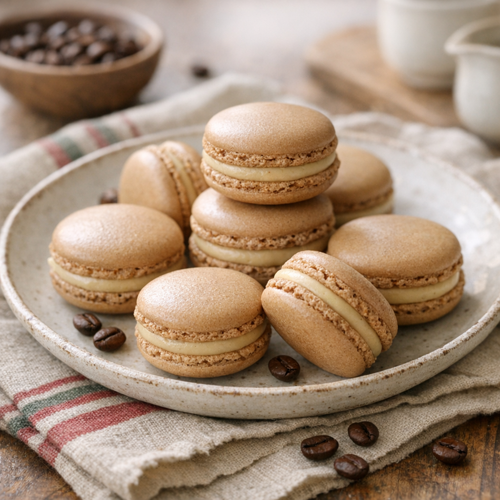 La Recette de Macarons café façon Cyril Lignac se réussit maison