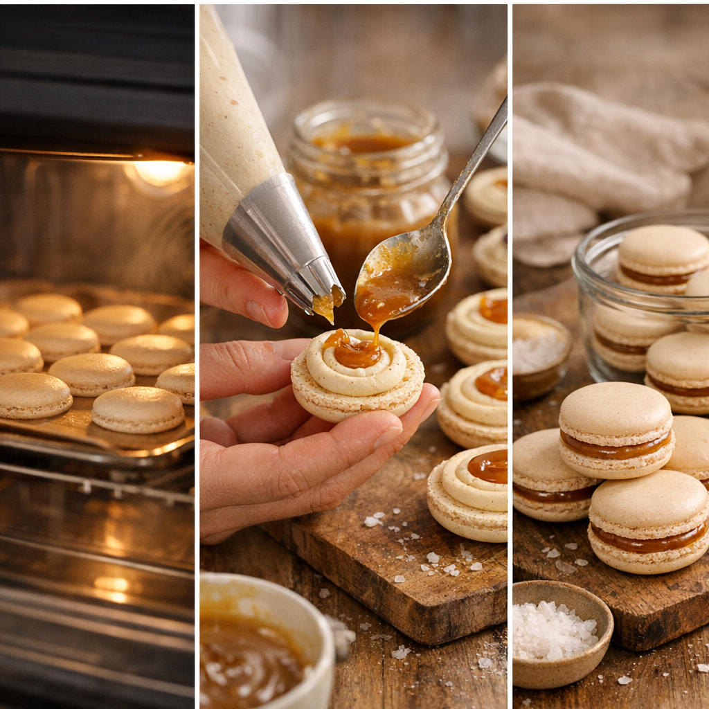 Cuisson, garnissage et maturation&nbsp;: le pas-à-pas des macarons