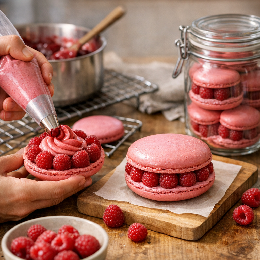 Farcir, faire un gros macaron et conserver sans ramollir