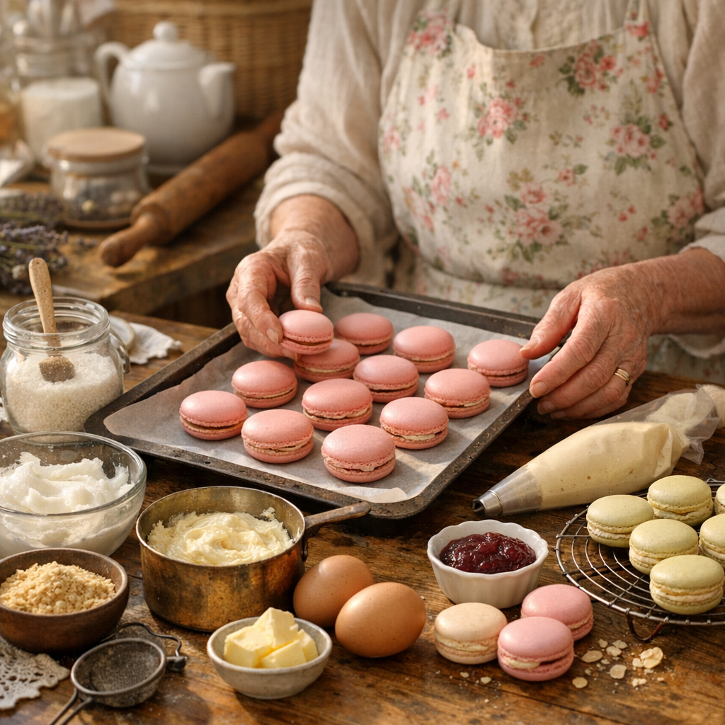 Astuces de grand-mère pour des macarons inratables et moelleux