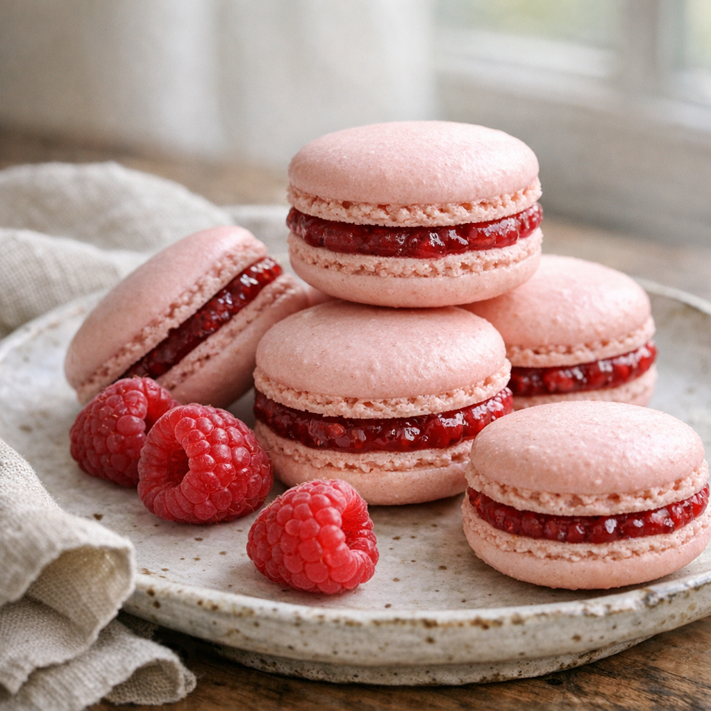 La Recette des Macarons à la framboise : facile et précise