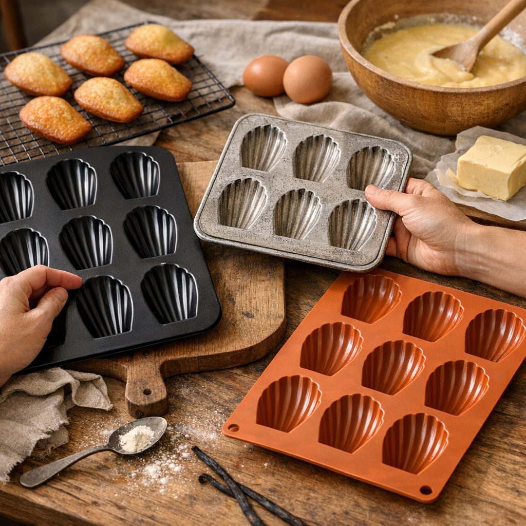 Quel moule choisir pour des madeleines régulières&nbsp;?