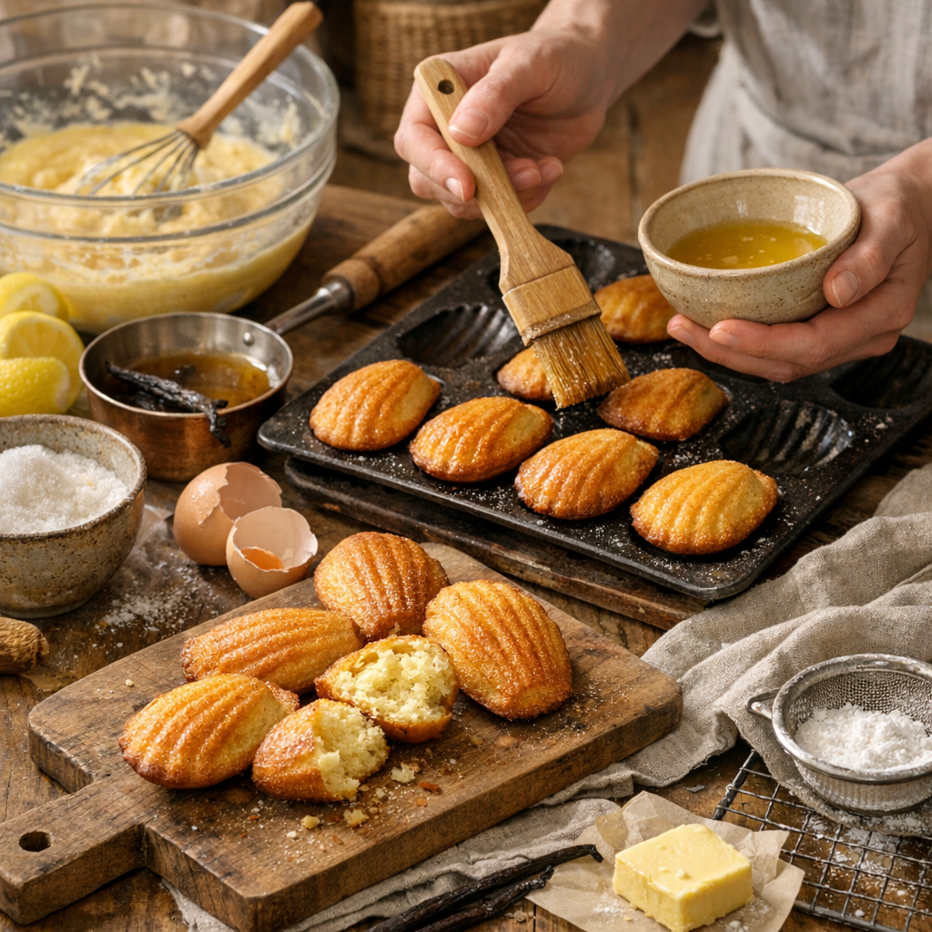 Astuces de cuisine pour des madeleines moelleuses
