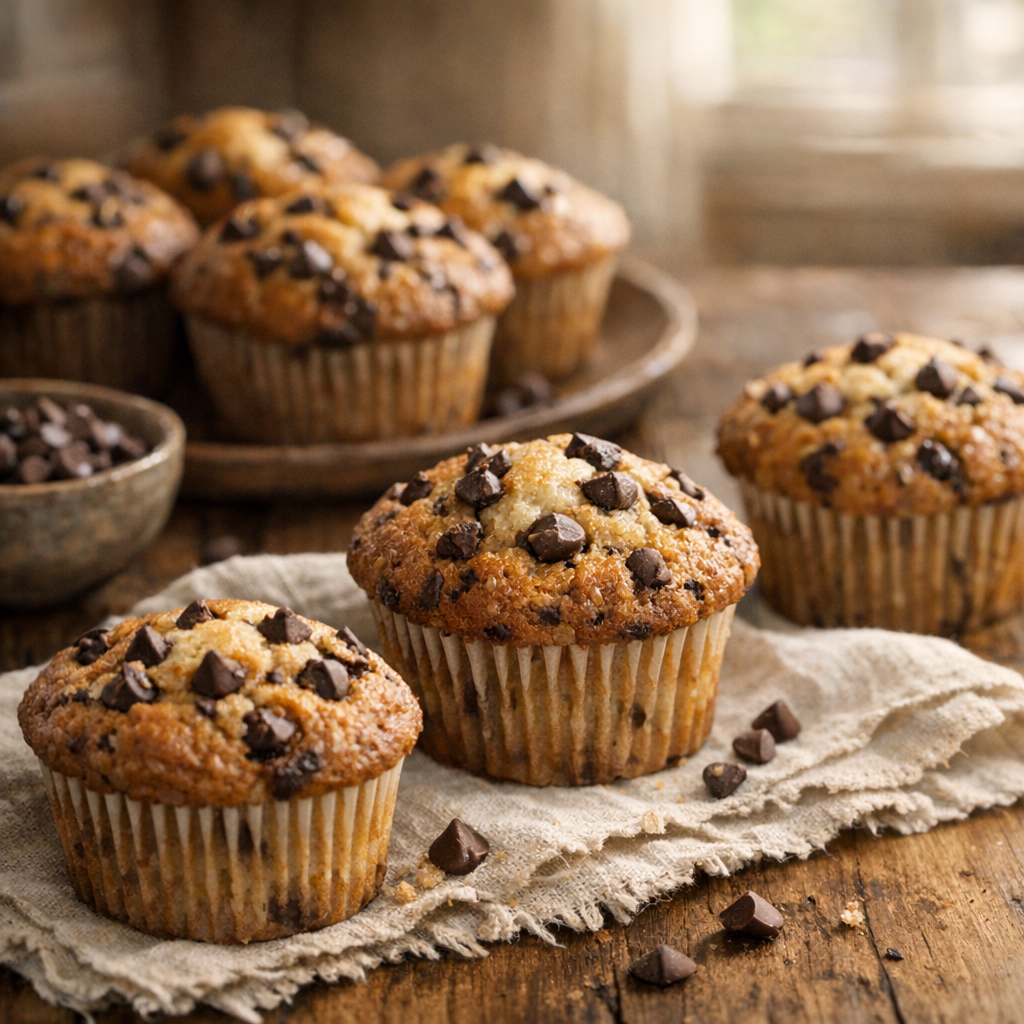 La Recette facile des Muffins donne une mie très moelleuse