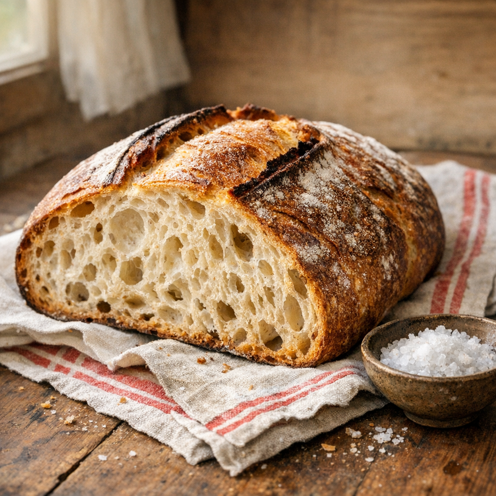 La Recette du Pain traditionnel se réussit à la Maison