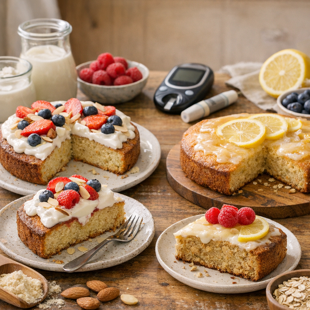 Variantes&nbsp;: gâteau au yaourt revisité, lactose et diabète gestationnel