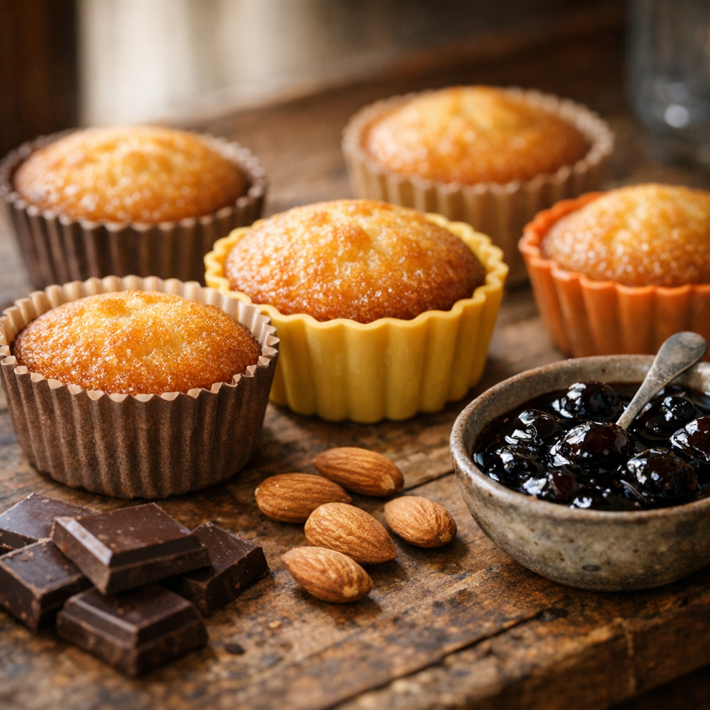 Cette Recette de Petit gâteau individuel facile prend 20 min