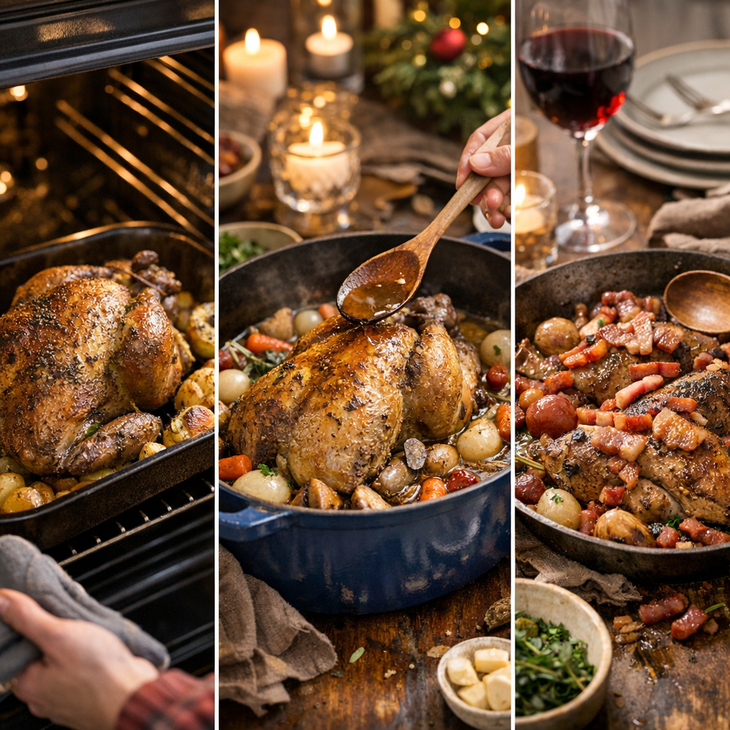 Cuisson de la pintade&nbsp;: au four, en cocotte ou braisée aux lardons&nbsp;?