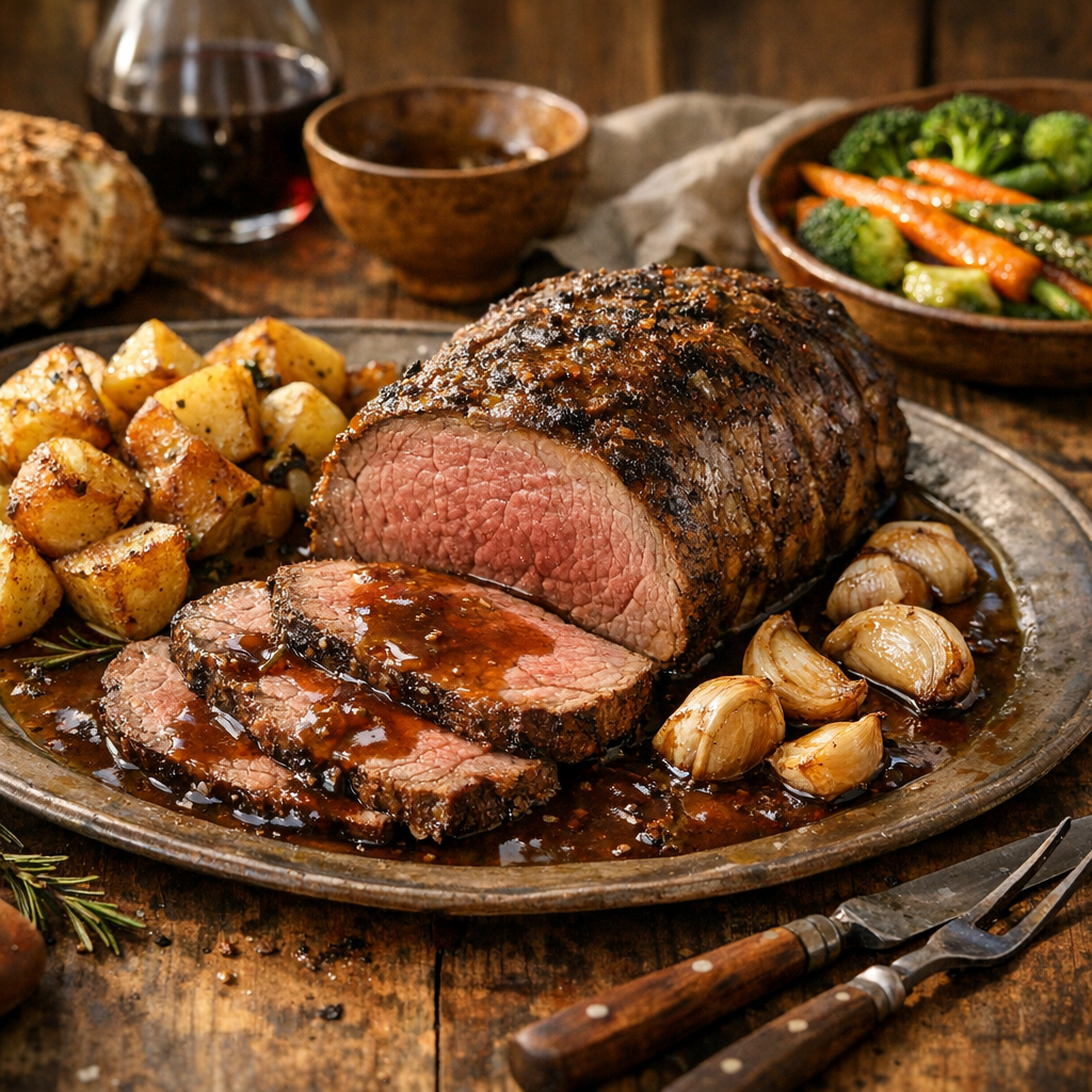Le Rosbeef au four : Recette facile, cuisson et sauce