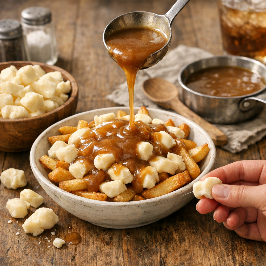 Le goût québécois&nbsp;: poutine, fromage en grains et effet squick squick