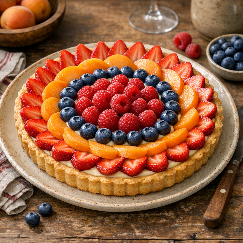 La Recette de Tarte aux Fruits maison réussit en 6 étapes