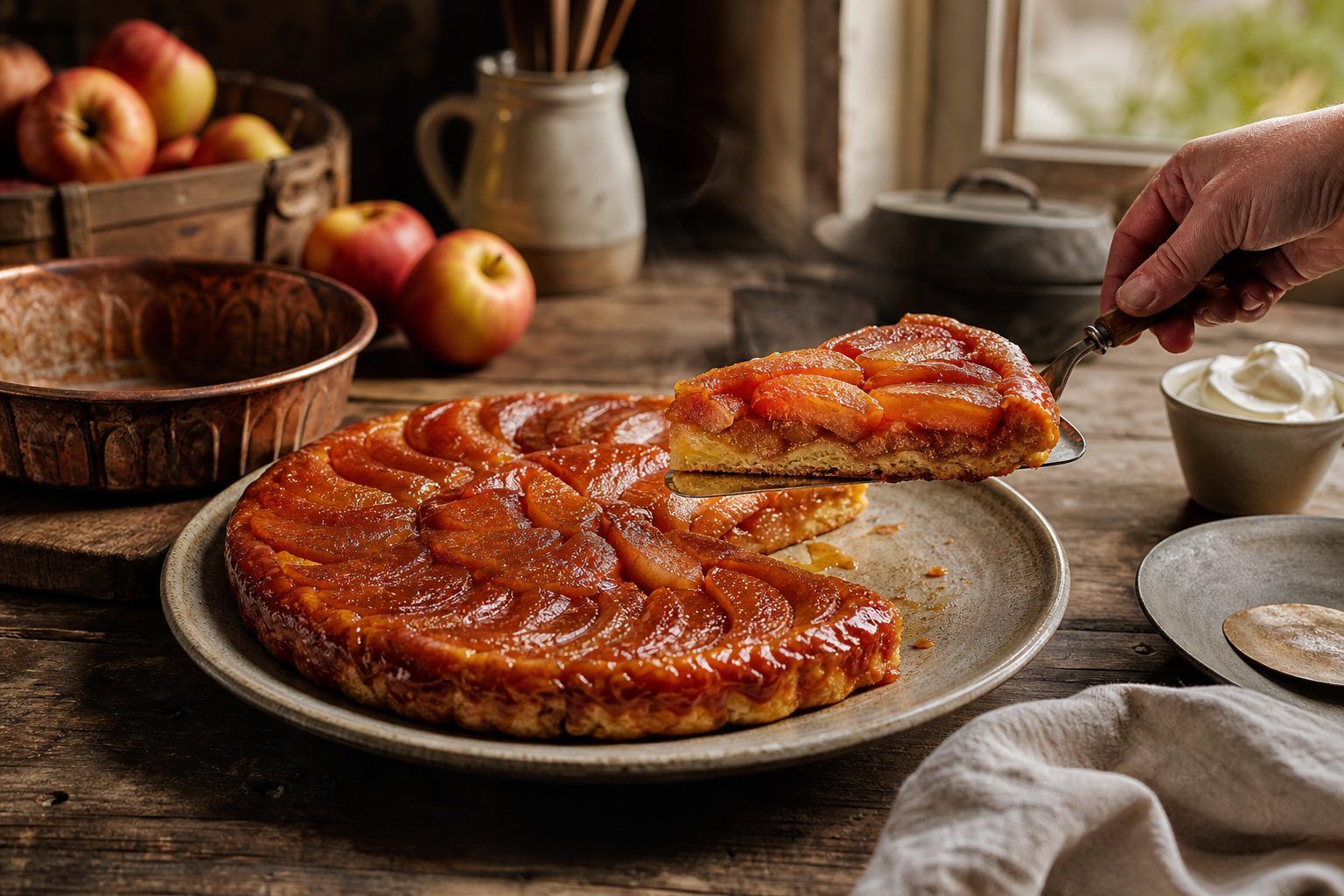 Servir la tarte Tatin et comprendre sa légende