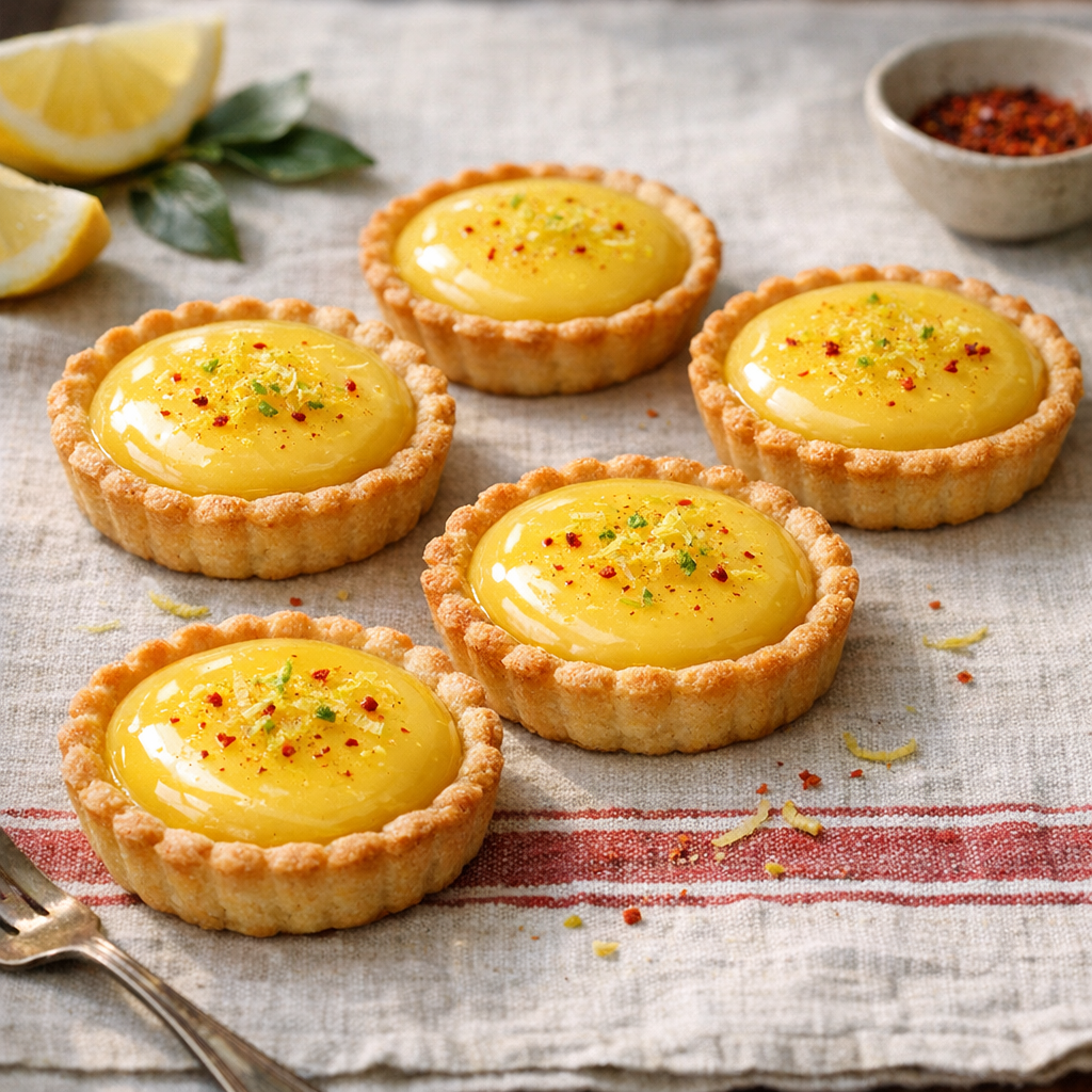 Cette Recette de Tartelettes au citron faciles réussit en 6 étapes