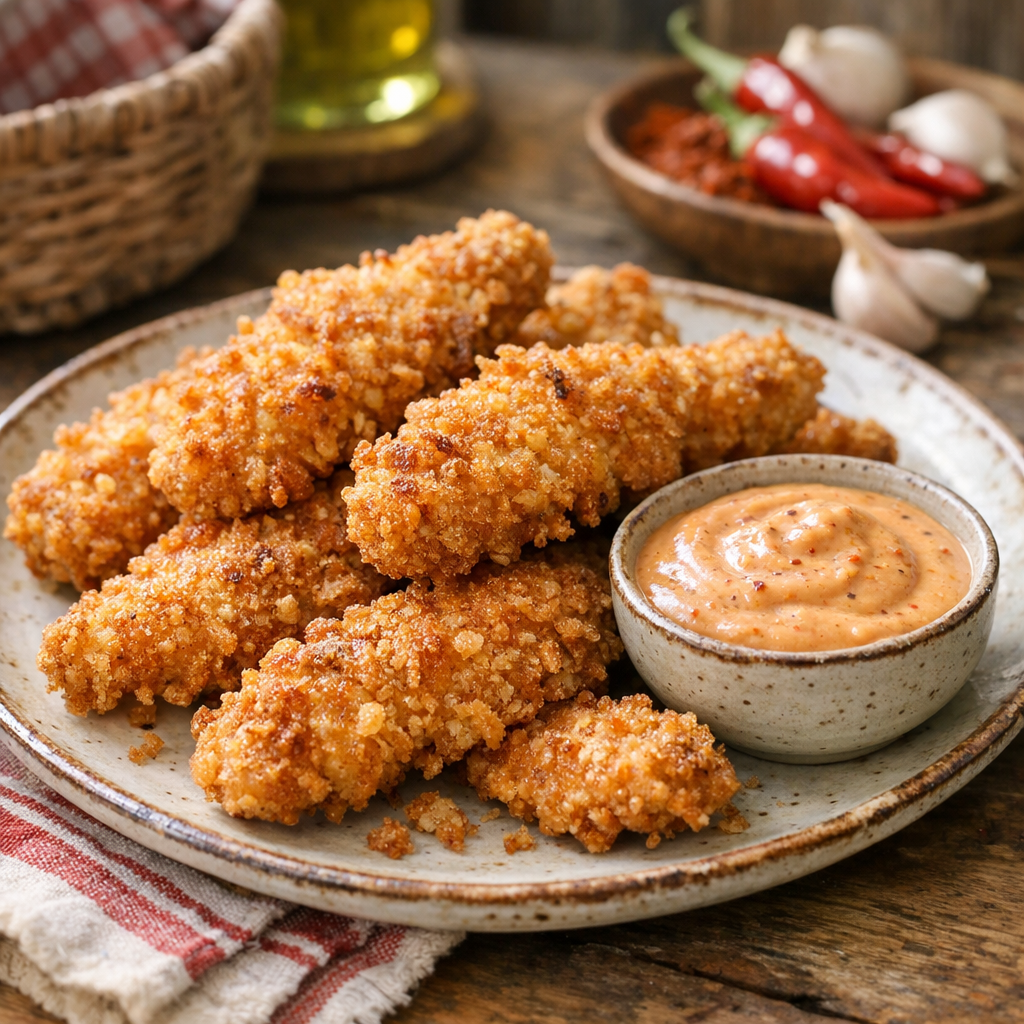Cette Recette de Tenders maison croustille façon KFC