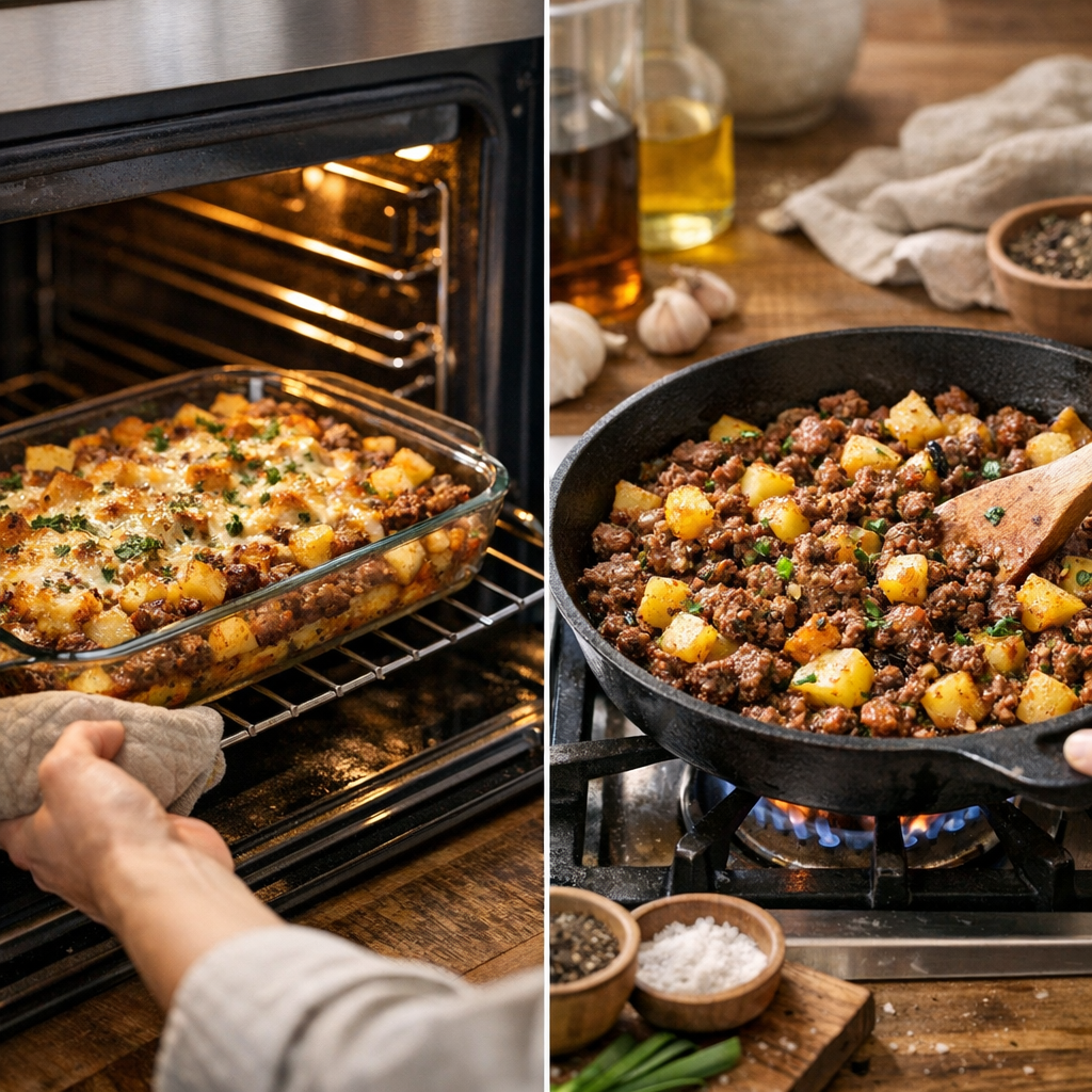 Cuisson au four ou à la poêle&nbsp;: quelle version choisir&nbsp;?