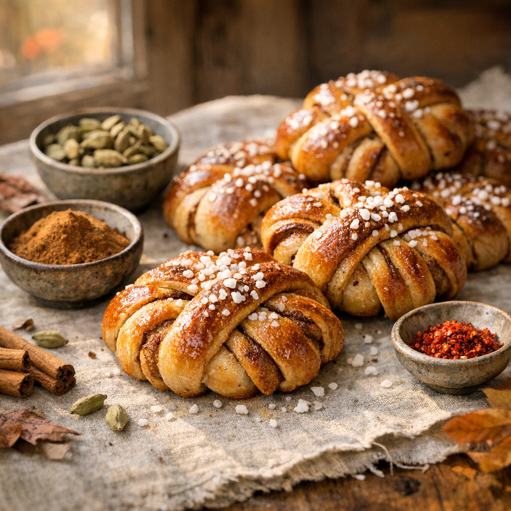 Cette Recette de kanelbulle donne 12 brioches moelleuses