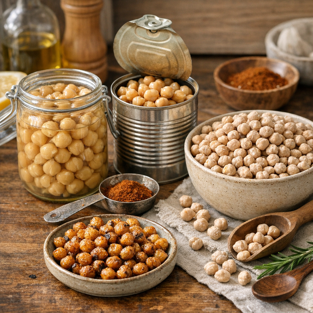Banc d’essai maison : bocal, conserve ou pois chiches secs ?
