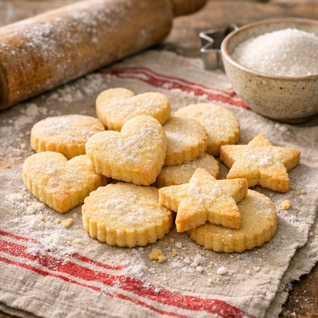 Les Sablés maison se préparent avec une Recette facile