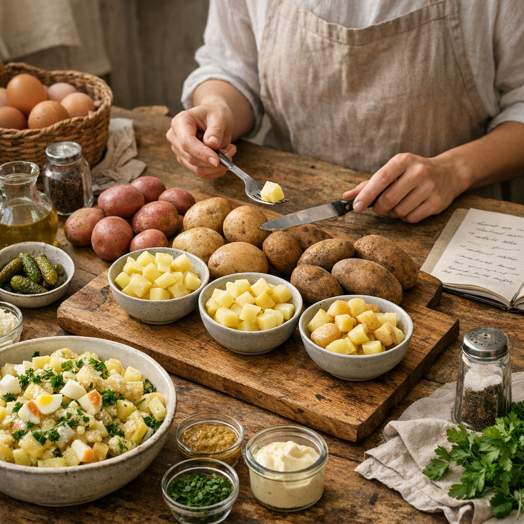 Test Léonie&nbsp;: quelle pomme de terre choisir pour une salade&nbsp;?