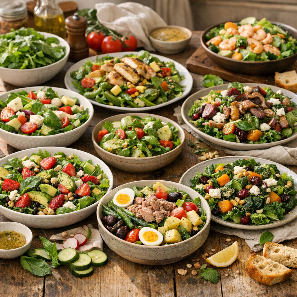 15 idées de salades vertes composées, de l’été à l’hiver