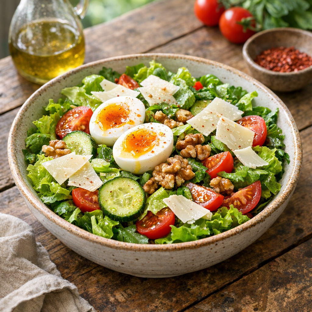 La Salade verte composée devient un repas complet en 7 idées