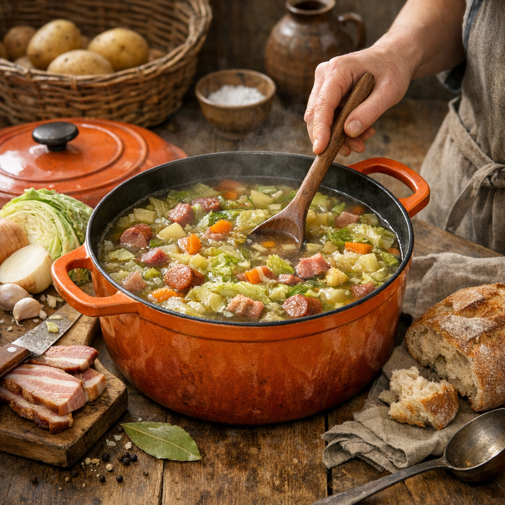 Préparation traditionnelle en cocotte