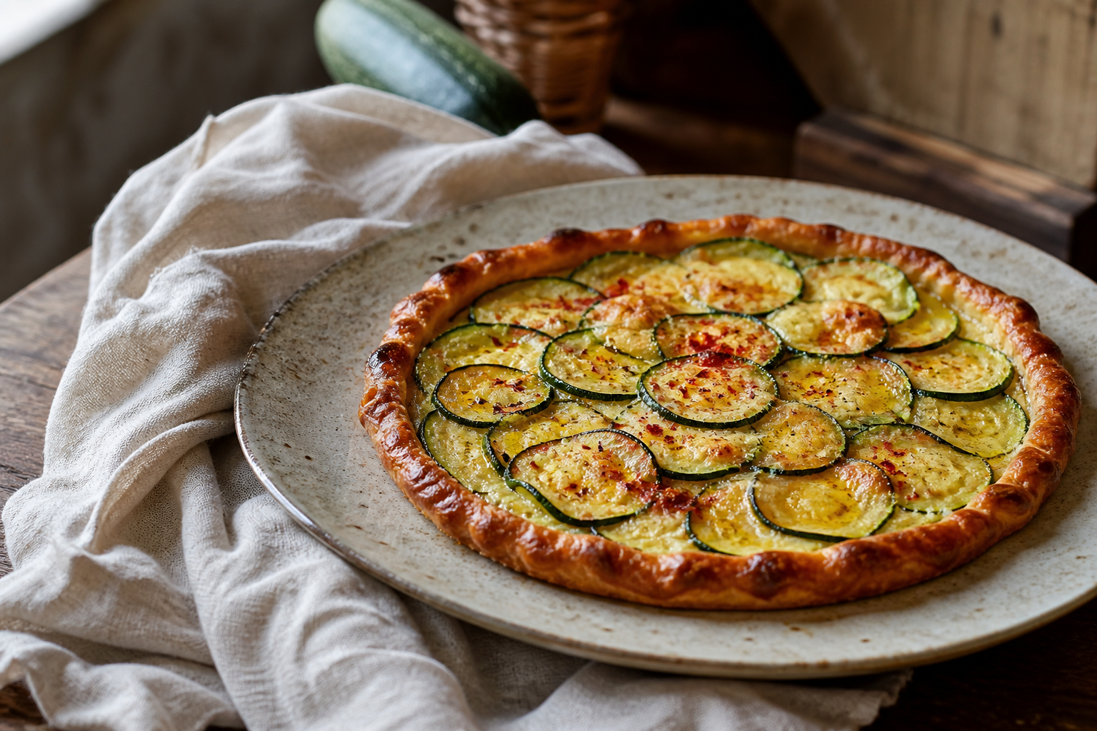 Tarte à la courgette : une recette facile et sans eau