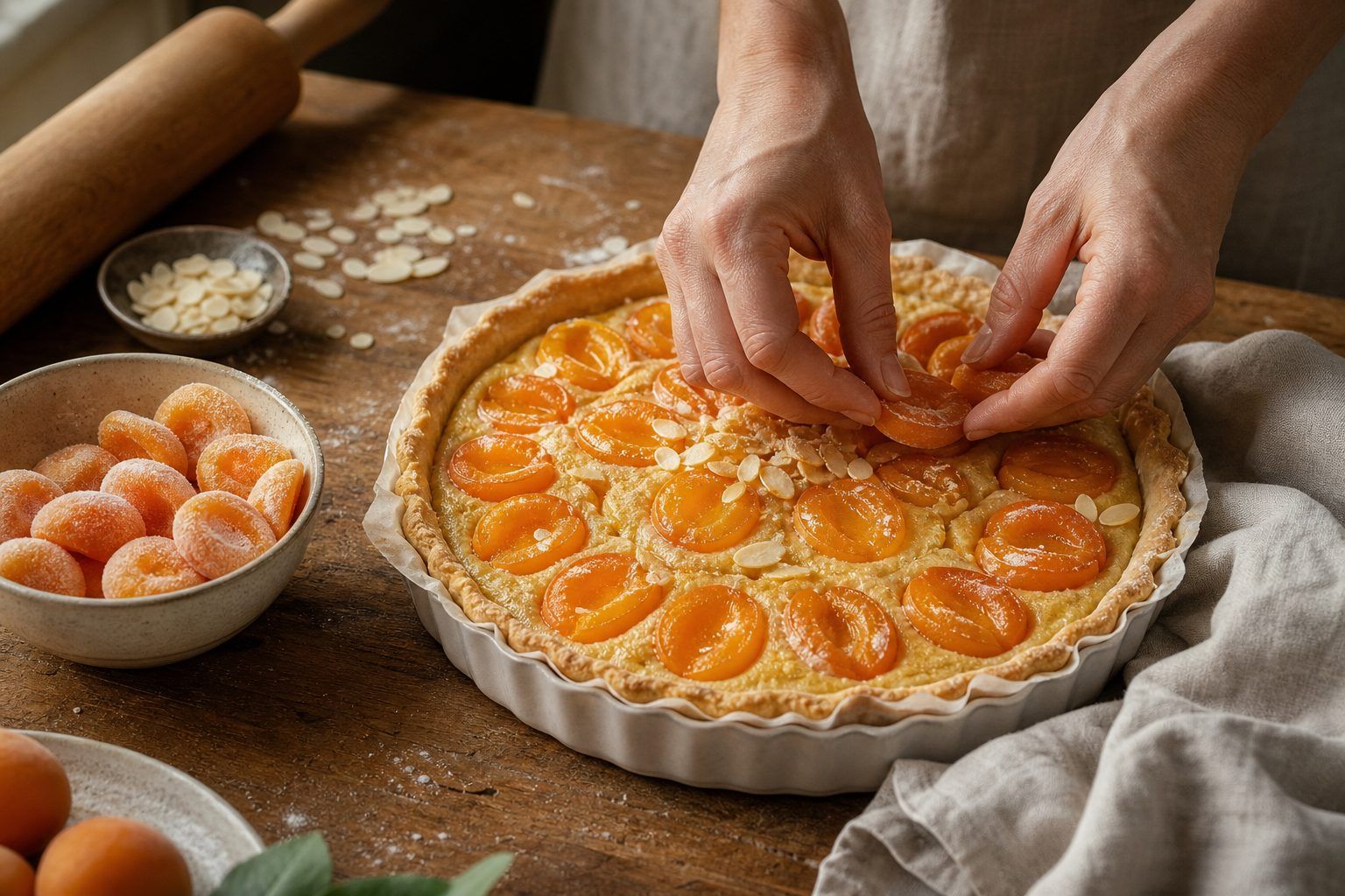 Faut-il décongeler les abricots avant de les utiliser dans une tarte abricot amande ?