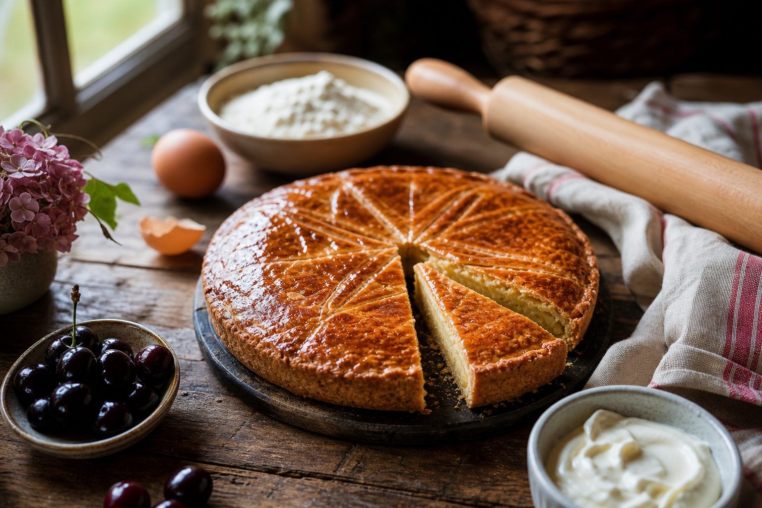 Les caractéristiques du gâteau basque, entre pâte sablée et garniture