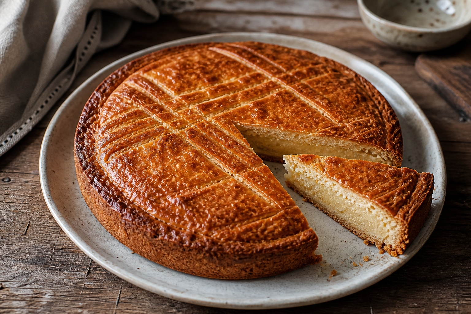 La tarte basque se reconnaît au format d’un vrai gâteau