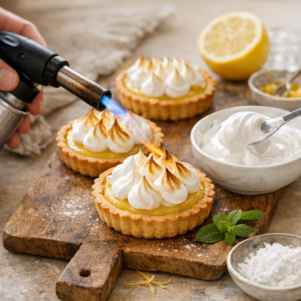 Meringue, chalumeau et finitions&nbsp;: réussir une belle tartelette citron