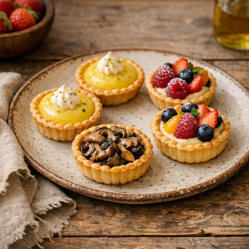 La tartelette sans œuf se décline en 7 recettes faciles