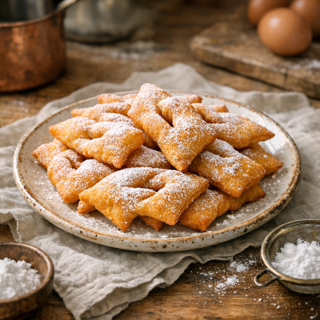 La véritable Recette des Bugnes mêle moelleux et croustillant